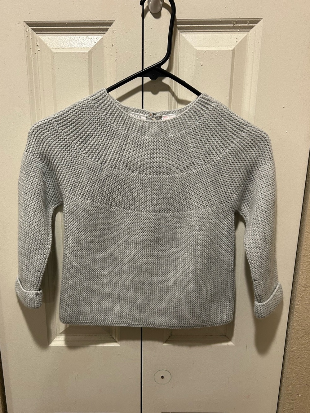 NWT Zara Baby Knit Sweater Gray , size 3-4 T